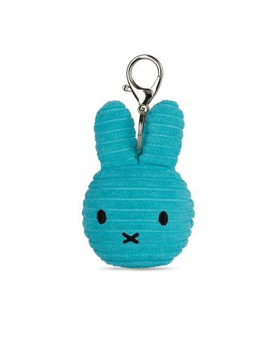 Miffy Keychain Flat Corduroy teal