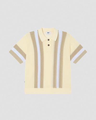 Knit OBEY Seth Polo unbleached multi