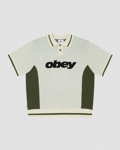 Polo OBEY Sport Sweater unbleached 
