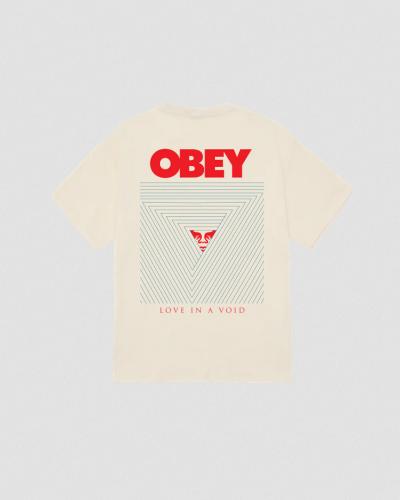 T-Shirt OBEY Love In A Void cream