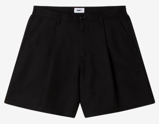 Short OBEY Dean Pleated black