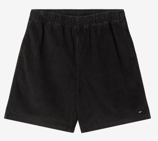 Short OBEY Horizon black faded wash