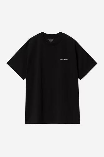 T-Shirt Carhartt WIP Script Embroidery black