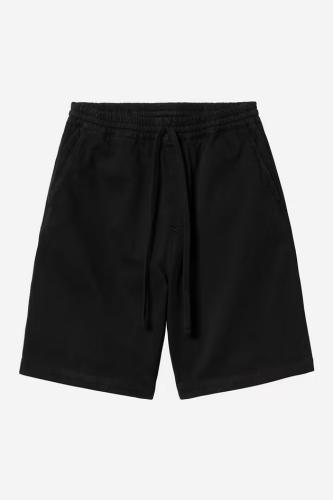 Short Carhartt WIP Floyde black garment dyed