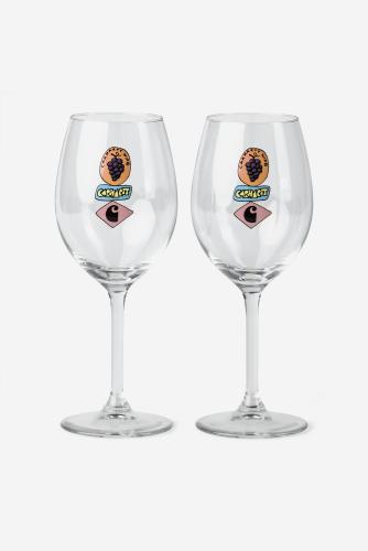 Weinglas Set Carhartt WIP Stacked Grapes clear