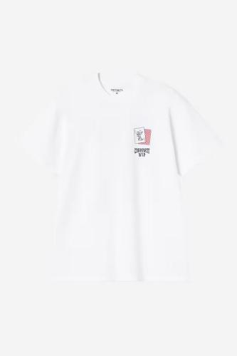 T-Shirt Carhartt WIP Playing Cards white