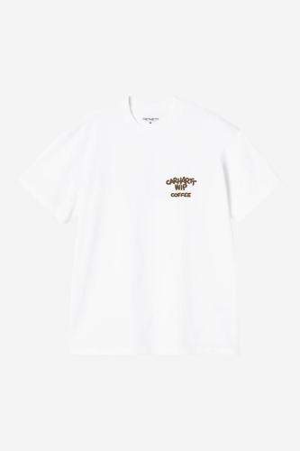 T-Shirt Carhartt WIP Coffee Break white