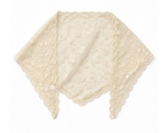 (w) Scarf Lace off-white
