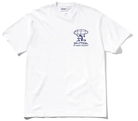 T-Shirt Butter Goods Terrain white