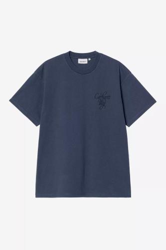 T-Shirt Carhartt WIP Vestige blue stone washed