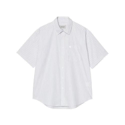 Hemd Carhartt WIP Keene Stripe white
