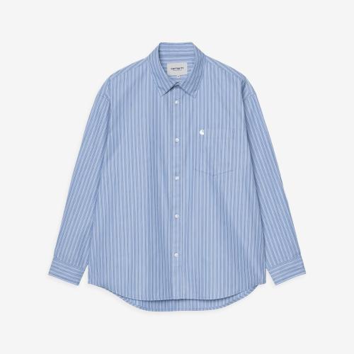 Hemd Carhartt WIP Keene Stripe curacao