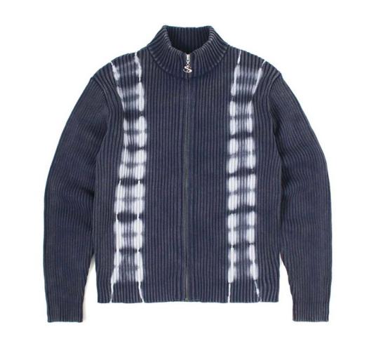 Zip-Hooded Yardsale Tiedye navy