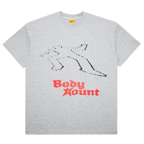 T-Shirt Carpet Company Chalk Outline grey