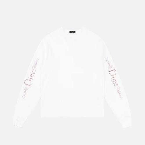 Longsleeve Dime Classic Veins white
