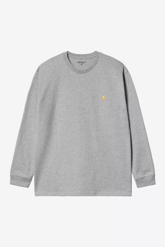 Longsleeve Carhartt WIP Chase grey heather