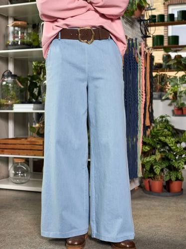 (w) Pant Black Colour BCDenice lt.denim