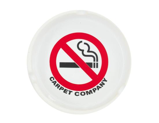 Aschenbecher Carpet Company No Smoking white