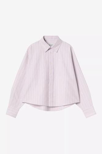 (w) Shirt Carhartt WIP Kanan Stripe hortensia