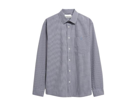 Hemd Armedangels Small Check tinted navy