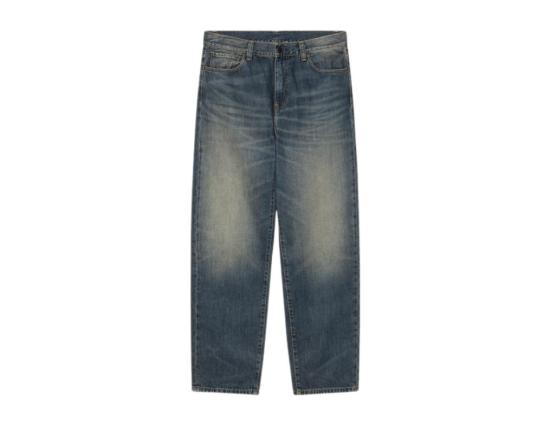 Jeans Carhartt WIP Aaron blue mid worn