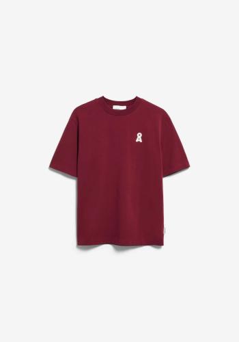 (w) T-Shirt Armedangels Iconic A Tarjaa velvet red
