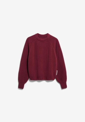 (w) Pullover Armedangels Rib Knit velvet red