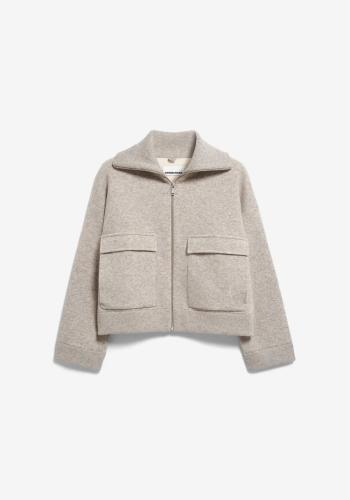 (w) Jacke Armedangels Cotton Wool Knit dark honey