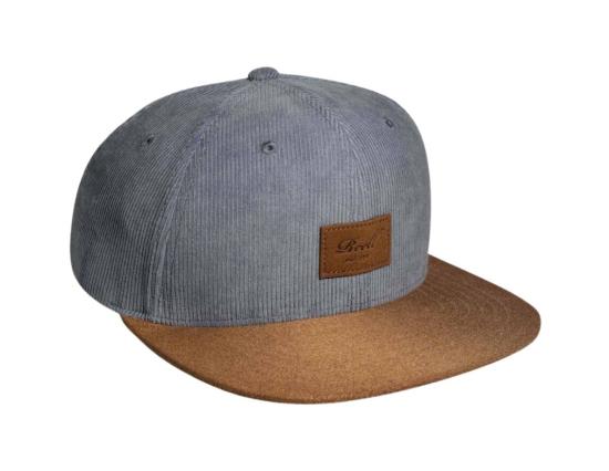 Cap Reell Suede blue grey cord
