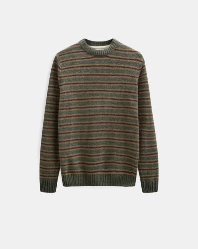 Pulli Anerkjendt Chenille Stripe forest
