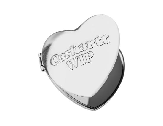 Taschenspiegel Carhartt Heart silver