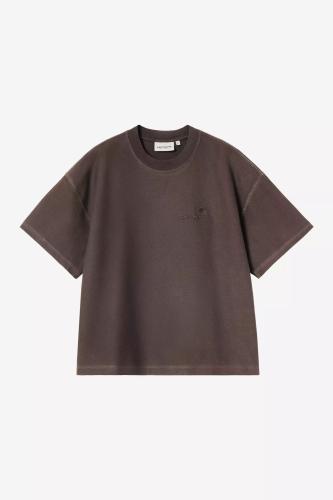 (w) T-Shirt Carhartt WIP Lambert tobacco moon
