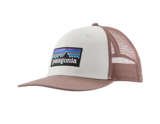 Cap Patagonia P-6 Logo Trucker birch white
