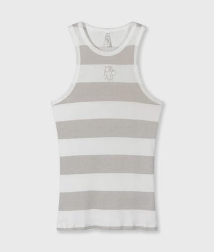 (w) Top 10Days Rip Stripes white stone