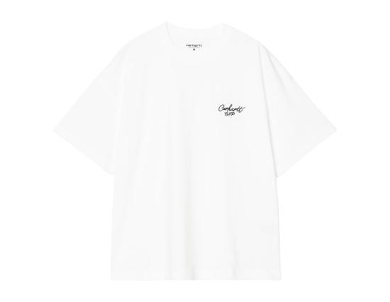T-Shirt Carhartt WIP Signature Script white