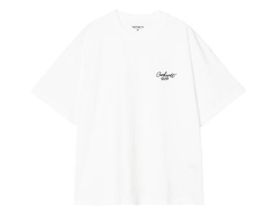 T-Shirt Carhartt WIP Feather Progress white