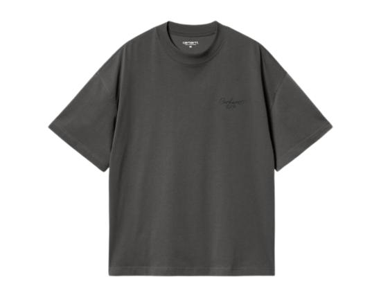 T-Shirt Carhartt WIP Signature Script graphite