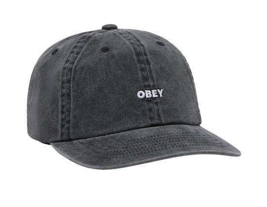 Cap Obey Bold 6 Panel SB pigment black