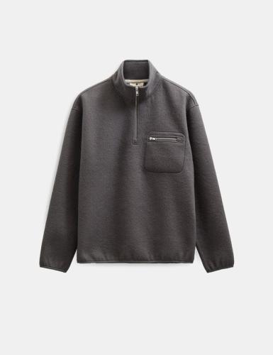 Pulli Anerkjendt Aktoni Half Zip Wool magnet