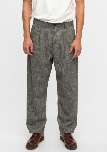 Pant Anerkjendt Akjakob Wool caviar melange