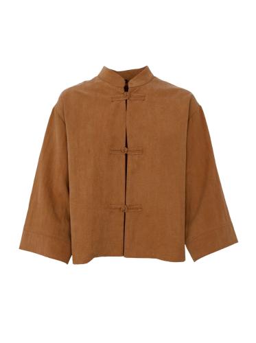 (w) Shirt Black Colour BCMoon camel