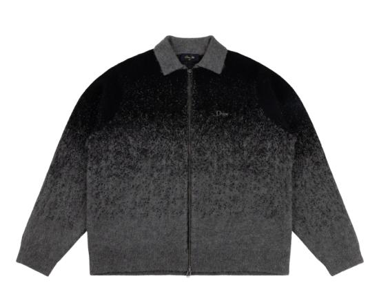 Strickpulli Dime Mohair Double Zip black