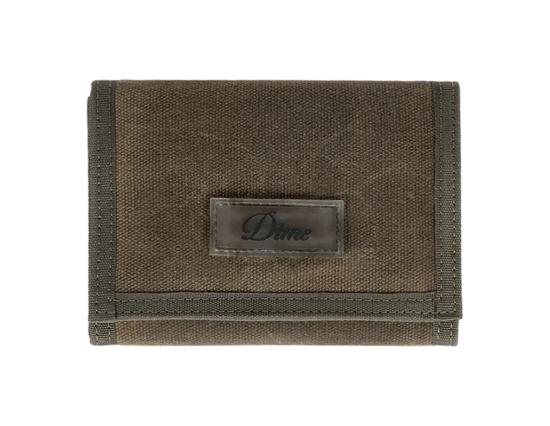 Geldbeutel Dime Waxed Velcro olive