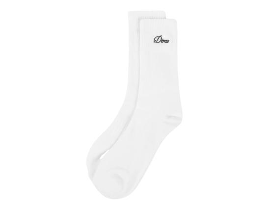 Socken Dime Long Two Pack white