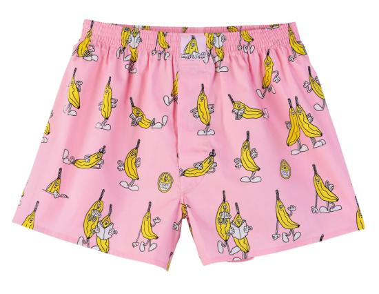 Boxershort Lousy Livin Pink Banana blossom
