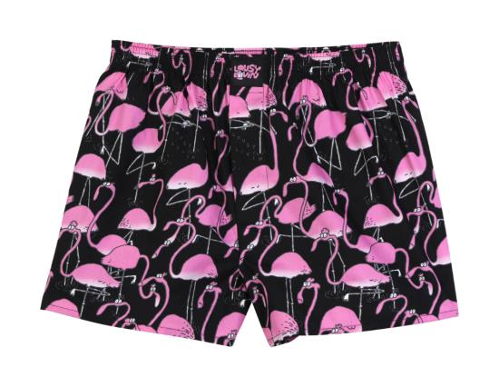 Boxershort Lousy Livin Greater Flamingos black