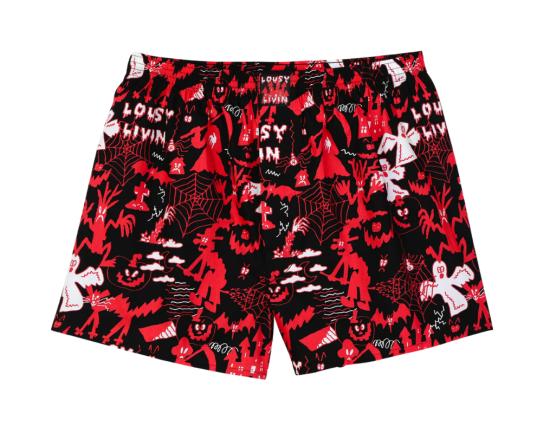 Boxershort Lousy Livin Halloween black