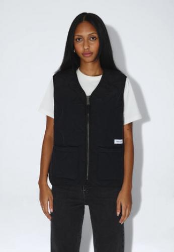 Vest Dr.Denim Terry Quilted black