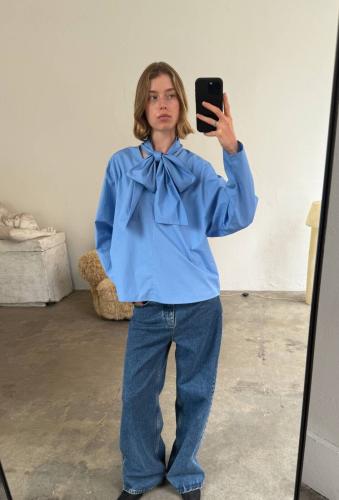 (w) Blouse Boii french blue