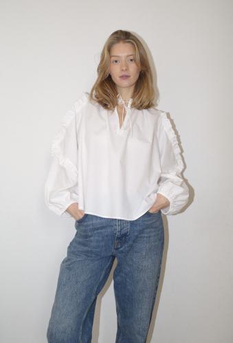 (w) Blouse Boii White